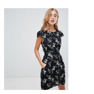 QED London Floral Work Dress